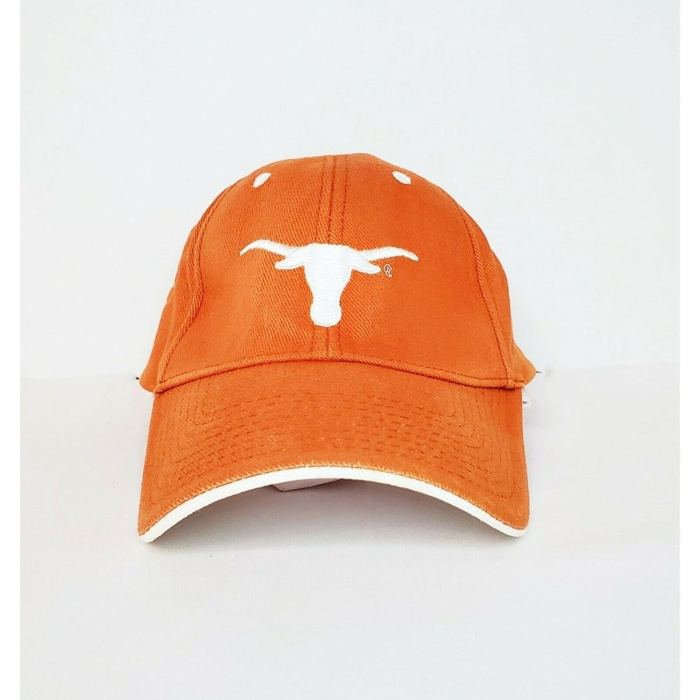 Texas Longhorns Ball Cap Adjustable Faded Orange
